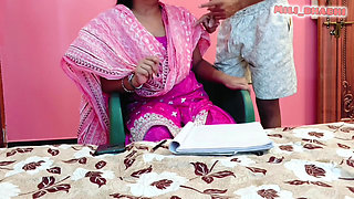Beautiful Tution teacher fuck by Student's guardian hardcore rough sex, desi indian beautiful teacher tight pussy fuck.