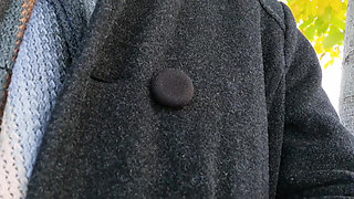 Flashing tits on a field