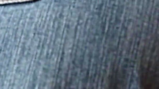 Big Natural Tits Chubby Girl Farting Above You in Jeans