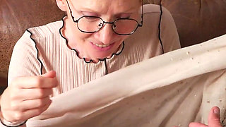 Skinny Granny Rough POV Stretched by a Big Cock