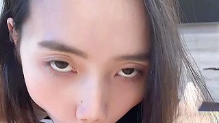 Pregnant amateur asian porn giving POV blowjob