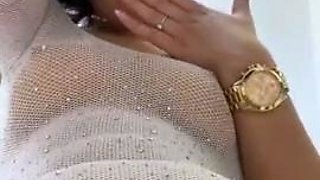 Blonde tight pussy babe solo toy fun in glamour masturbation