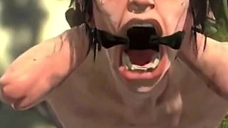 Old Granny Fruit Tree Bondage - Horny & Desperate for Anal