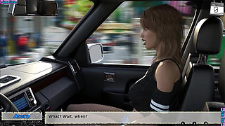 19 Years Old Teen Christine Going Office with Her Step Uncle After Shopping Outfits