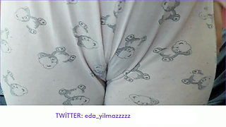 Cameltoe - Swollen Pussy - Rubbing Pussy with Pajama