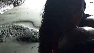 Lesbian sex on nudist beach Two girls end up fucking in public