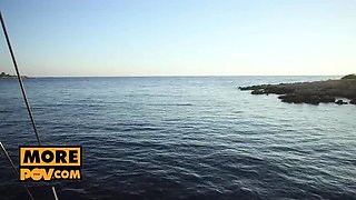 Shalina Devine Flirts & Fucks Her Boat Rental Client - Big Tits Blonde MILF POV