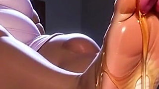 Obese Mistress Skinny Slave to Clean Honey From Feet