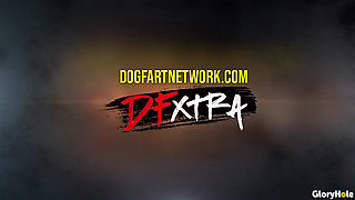 Gloryhole Coco Fucks Cock While Her Cuck Listens