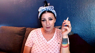 Lovely Woman Smoking with You
