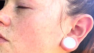 Busty amateur teen outdoor hardcore facial action