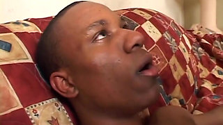 Chubby black couple in love