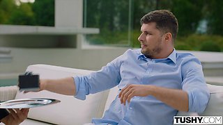 TUSHY Sexy Eyla Has Her First Anal Experience With Sugar Daddy - Eyla Moore