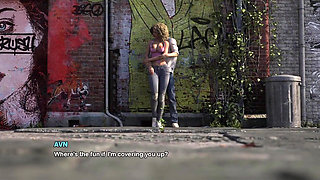 My Bimbo Dream 48 - Blonde Busty Bimbo Gets Fucked Hard in the Public