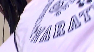 Hard Body College Black Fit Babe in Sexy Striptease Video