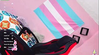 Solo webcam tranny masturbation