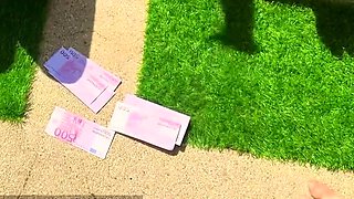 ! Two College Girls Pay Pool Boys For Raw Sex