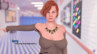 Hot Horny Teacher Giving Me Handjob After Giving Foot Massage - 3D Hentai Animated Porn - Life in Santa County