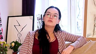 Hairy German tattoo brown-haired loves xxx masturbation