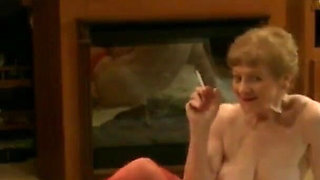 Granny makes a sex video for neighbor's stepson who's in the army