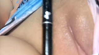 Wet home masturbation. Watch movies