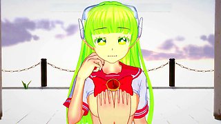 Anime porn, iruma kun hentai, big boobs