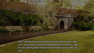 The Office Wife the Hot Wife Got Her Pussy Stretched by Two Stranger on the Street - Episode 26