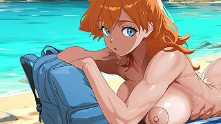 Pokemon Hentai Parody. Ash and Misty Outdoor Meeting. Part1