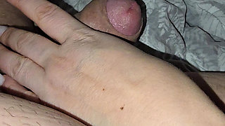 Step mom tries to warm up step son frozen dick in bed