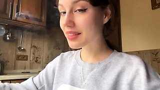 Pretty Russian Smoking