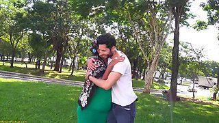 Granny's First Anal Threesome in a Van - Big Belly BBC Extreme Fuck