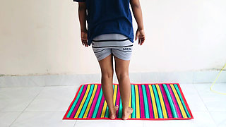 Stepsister Want to Her Stepbrother Become Her Gym Trainer. but Her Stepbrother Become a Sex Trainer of Her