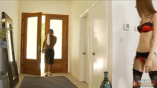 Slutty Hotwife Cheats on Her Boyfriend to Get BBC Pounded by Rome!
