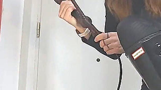 Bootslut Punishment and Squirting All Over Boots