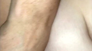 Creamy Pussy British Grandma Creams on Black Lovers Cock, No Condom and No Mask Interracial Naughty Taboo Sex