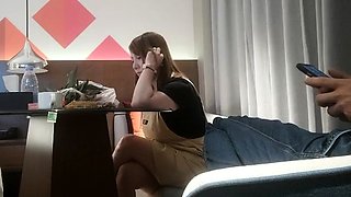 Amateur couple Hidden Cam Submissive girl