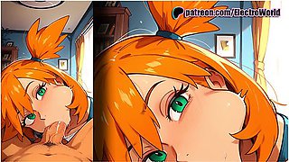 Car Toon In Mistys Wet Adventure: Gym Leader Takes A Giant Hydro Pump