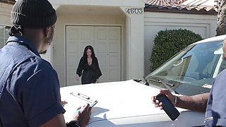 Jennifer White and Rob Piper seduce Mannie Coco in an explosive interracial threesome