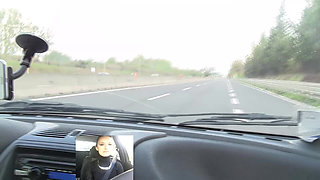Screaming Brake Failure in Black Patent Flats
