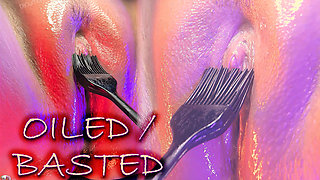 Slow Oiling with a Basting Brush