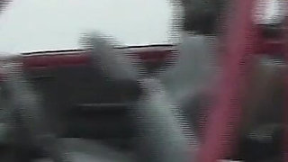 Group Sex on Jeep with Busty MILFs Fucked by Huge Cocks