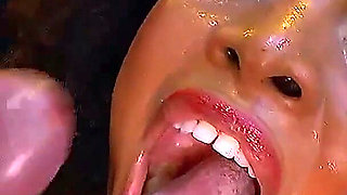 Ggg - Bukkake Slut Gets Drenched by 10 Throbbing Cocks
