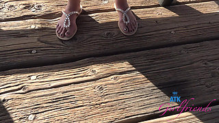 Beach Day Fun with Mira: She Gets Wet & Rides Your Cock Hard in the Car Like a Desperate Slut!
