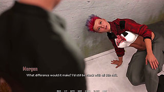 Taboo University - Taking the Busty Grunge Girls Virginity by Fucking Her Hard in a Alley
