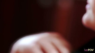 As the Lesbian Fervor Heated Her Mind Kept Thinking About a Certain Man Beyond Reality