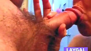 Old Lady Gives a Blowjob
