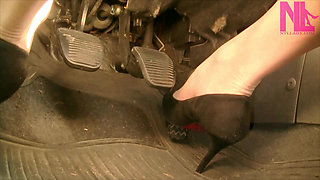 Soft Driving in Suede Black Classic Louboutins