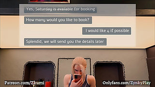 Cammy has a hot date with several guys and ends up getting fucked