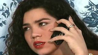 Taty Vieira Beautiful and hot brunette with a big tail moaning and cumming while giving her pussy and spit: Porn