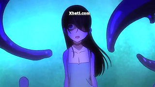 Hentai Anime Sex: Hardcore Fuck with Blowjob and Creampie on Big Booty Teen